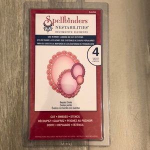 Spellbinders Beaded Ovals Dies